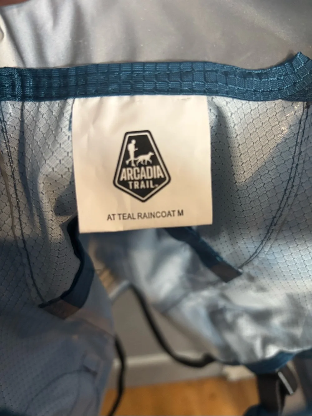Arcadia Trail Teal Dog Raincoat - Waterproof Outdoor Jacket